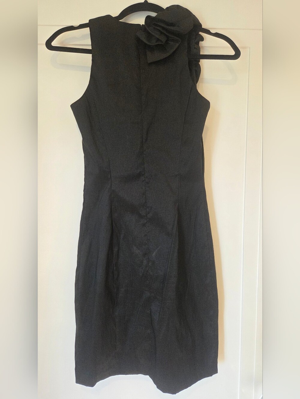 Cache Black One-Shoulder Ruffle-Detail Dress - Picture 3 of 5